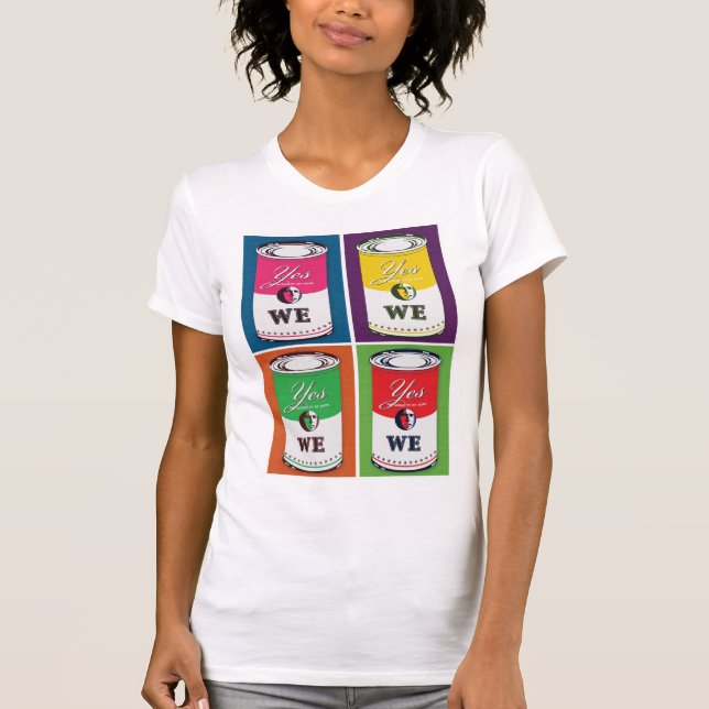 "Sim nós" PODEMOS camisetas femininas (Frente)