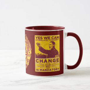 Sim nós podemos! Caneca da paródia de Obama