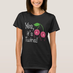 Sim, São Gêmeos! Camiseta de Maternidade
