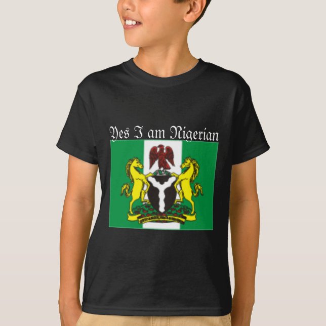 Sim, sou camiseta nigeriana (Frente)