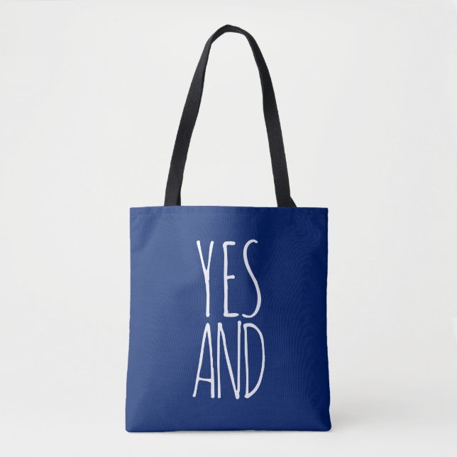 Sim & | Tote Bag | Azul (Frente)
