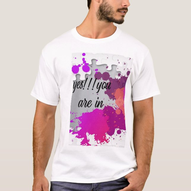Sim Você Está Em Camiseta De Tipografia (Frente)