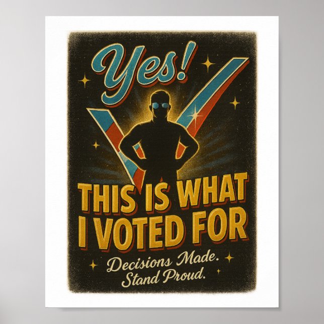 SIM! Votei a favor - Digital ou Poster (Frente)