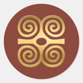 Símbolo Adinkra Africano (Força) Adesivo
