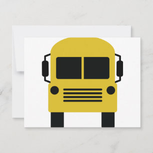 símbolo amarelo de ônibus escolar