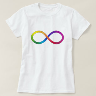 Símbolo autístico do orgulho - camisas