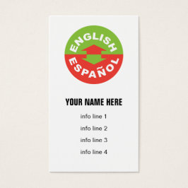 Símbolo bilíngue espanhol