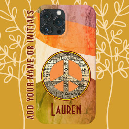 Símbolo Colorido de Amor e Paz da Arte Moderna