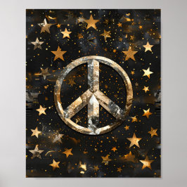 Símbolo Cosmic Starry Peace Poster