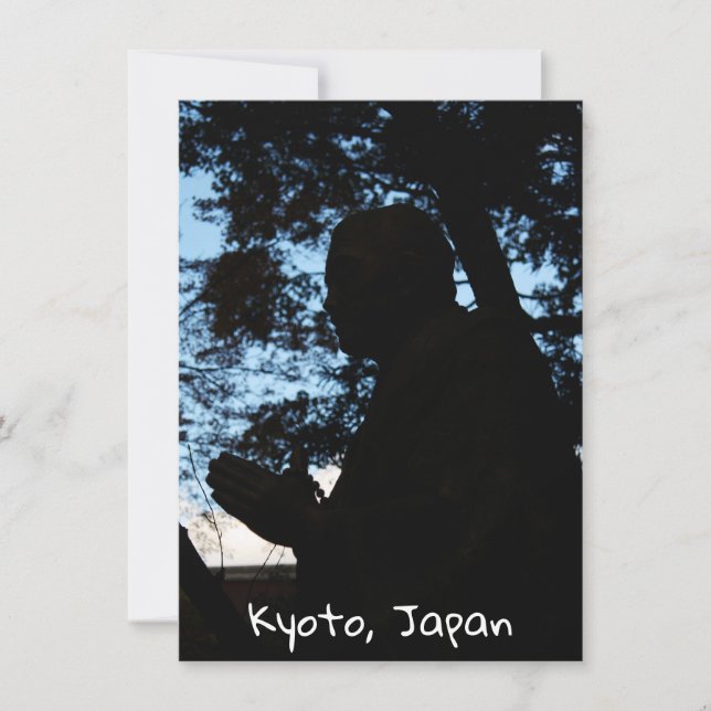 Símbolo da estátua do templo Chion-in - Kyoto - Ja (Frente)