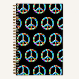 Símbolo da Paz Retro 3D