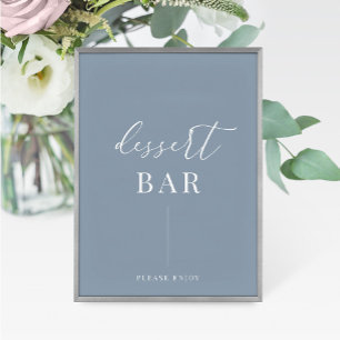 Símbolo de Bar do Deserto de Casamento Elegante Mo