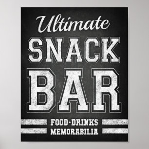 Símbolo de BAR SNACK ULTIMATE de futebol Impressão