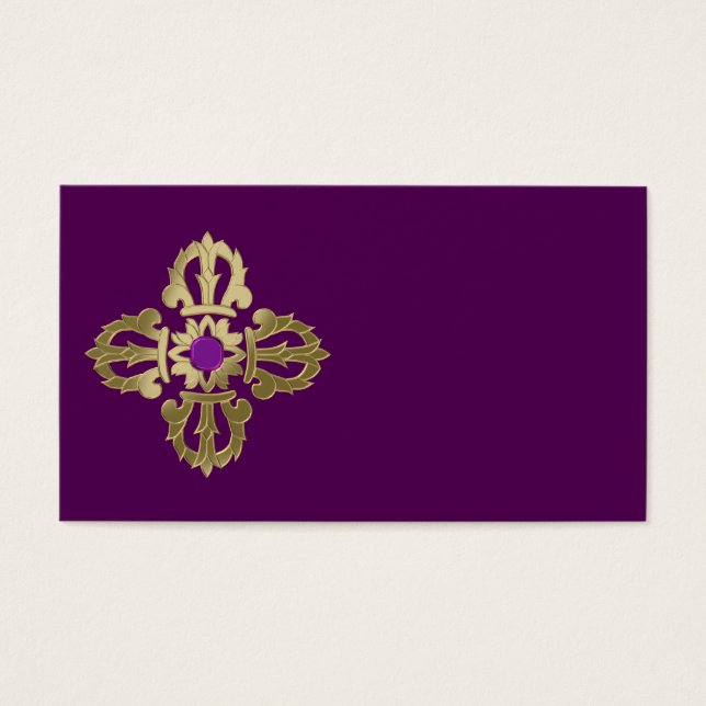 Símbolo de budista ouro Vajra (Frente)