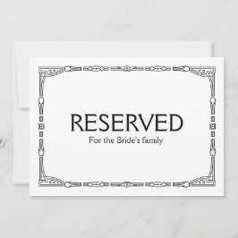 Símbolo de Casamento de Estilo de Deco de Arte "Re