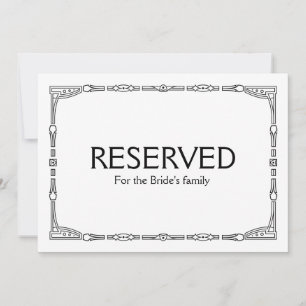 Símbolo de Casamento de Estilo de Deco de Arte "Re