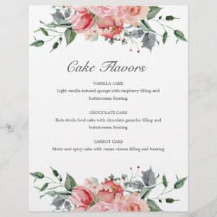 Símbolo de Casamento de Flavors de Bolo Floral Eli