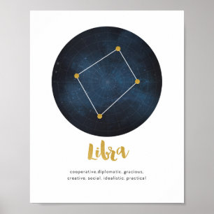 Símbolo de estrela da Libra impressão