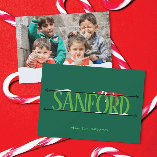 Símbolo de Foto - Cartão de Natal Elf Shenanigans (Criador carregado)