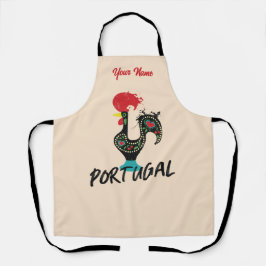 Símbolo de galo de Barcelona Portugal Apron