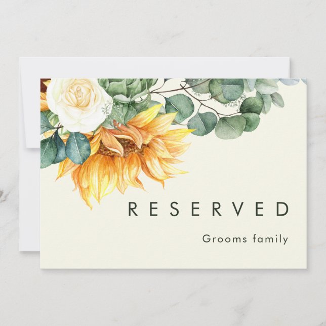 Símbolo de girassol amarelo-amarelo-alaranjado (Frente)