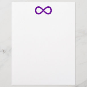 Símbolo de Infinito Roxo