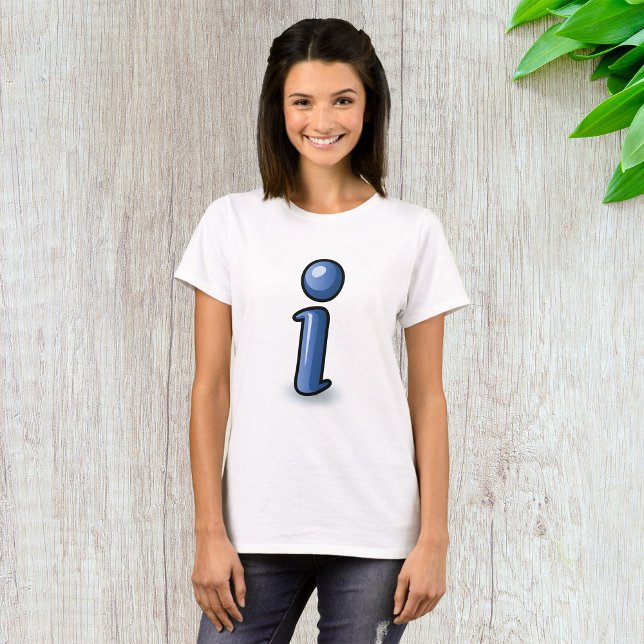 Símbolo de Informação Mulheres T-Shirt (Criador carregado)