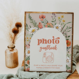 Símbolo de Livro de Convidado da Foto de Flor Selv