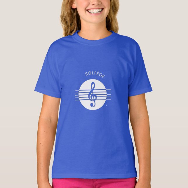 Símbolo de Música Solfege T-Shirt (Frente)