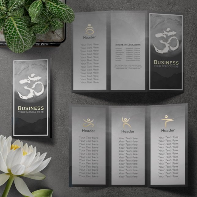 Símbolo de Om de Brochura de Treinador Life Studio (Criador carregado)