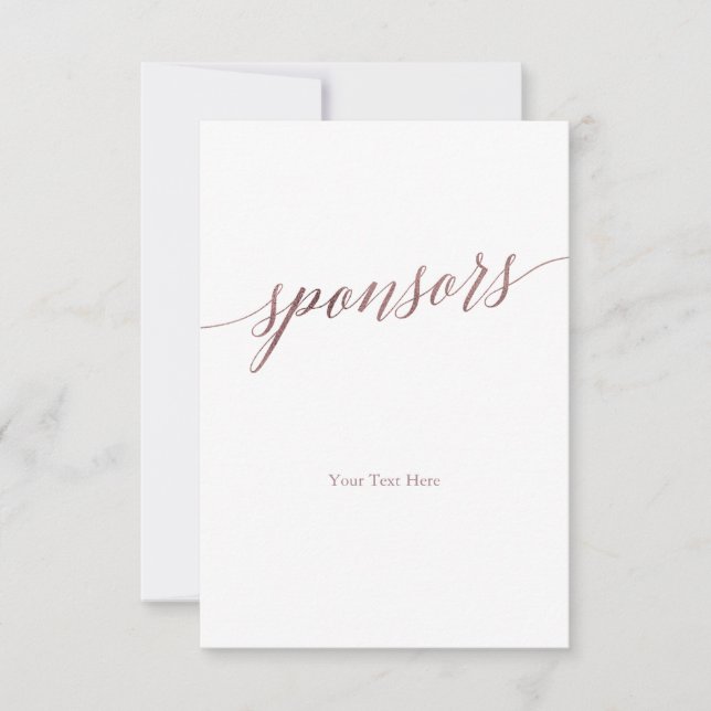 Símbolo de Patrocinadores de Caligrafia Dourada El (Frente)