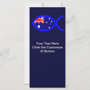 Símbolo de Peixe Cristão de Bandeira Australiano