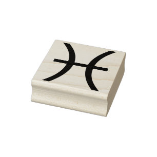 Símbolo de peixes e carimbo de arte