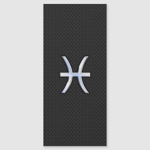 Símbolo de peixes no estilo de Pele Cobra preto