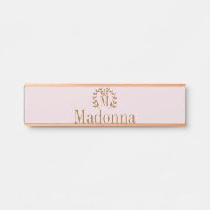 Símbolo de placa de nome da porta da princesa Mon