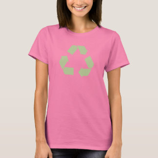 Símbolo de reciclar T-Shirt disponível com mangas