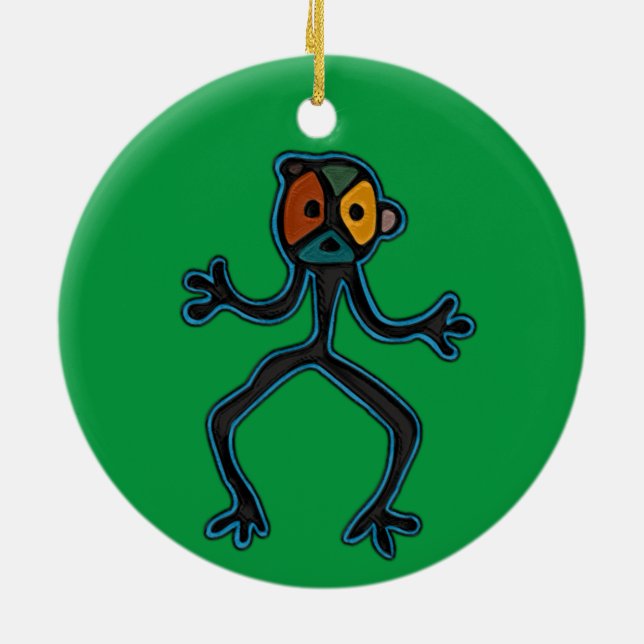 Símbolo de Taino - Ornamento do Círculo (Traseira)