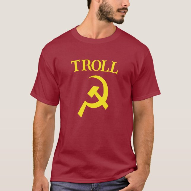 Símbolo de Troll russo T-Shirt (Frente)