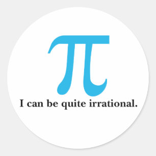 Símbolo do Pi, eu posso ser etiquetas irracionais