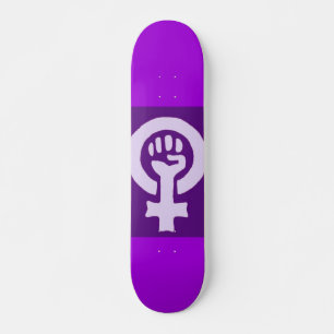 Símbolo feminino skate