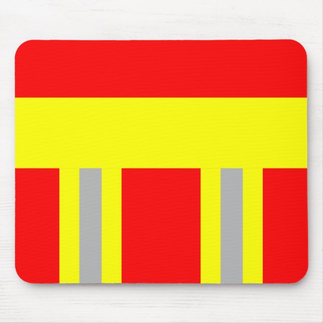 Símbolo Feuerwehr do Mousepad Rot Uniforme (Frente)