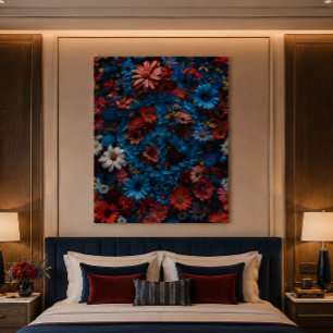 Símbolo Floral Patriótico Poster
