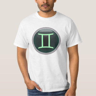 Símbolo Gemini e Descrição T-Shirt