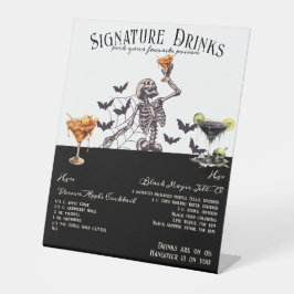 Símbolo Gothic Wedding Skeleton Signature Drinks