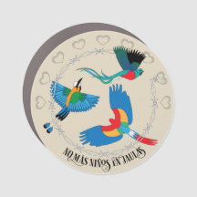 Símbolo hexano No Mas Niños en Jualas Car Magnet