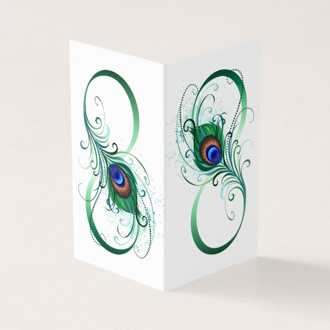 Símbolo Infinito com Pavão (Exterior)