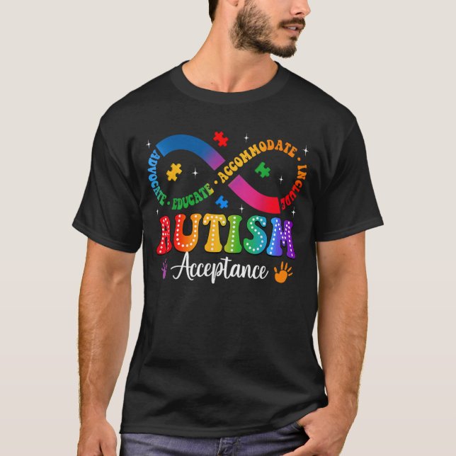 Símbolo Infinito da Camisa de Aceitação da Consciê (Frente)