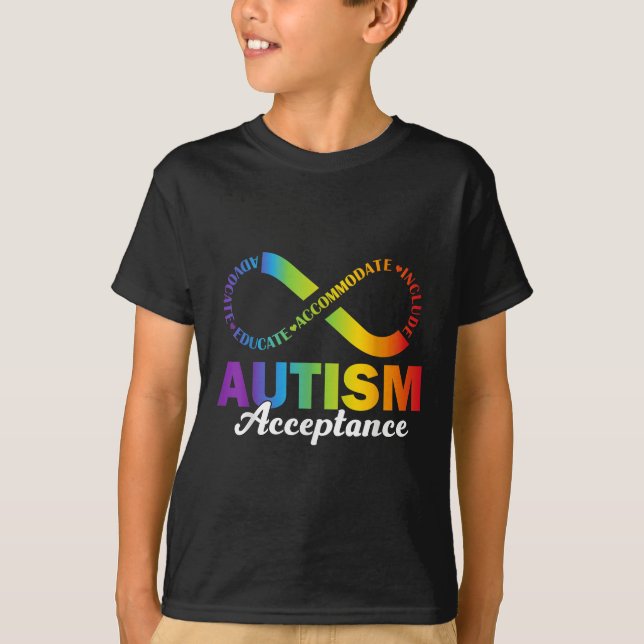 Símbolo Infinito da Camisa de Aceitação da Consciê (Frente)