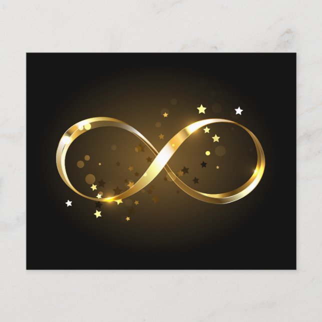 Símbolo Infinity do ouro (Frente)