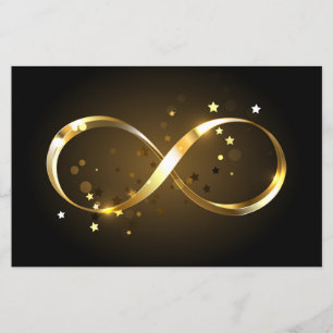 Símbolo Infinity do ouro